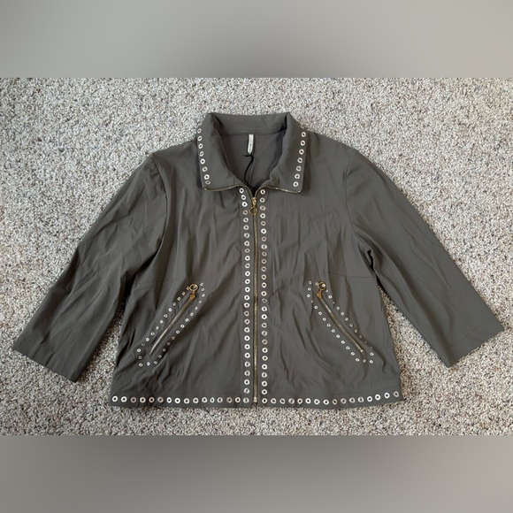 Indies Clothing Jacket and Jogger Set Olive Size L/XL - Picture 2 of 15